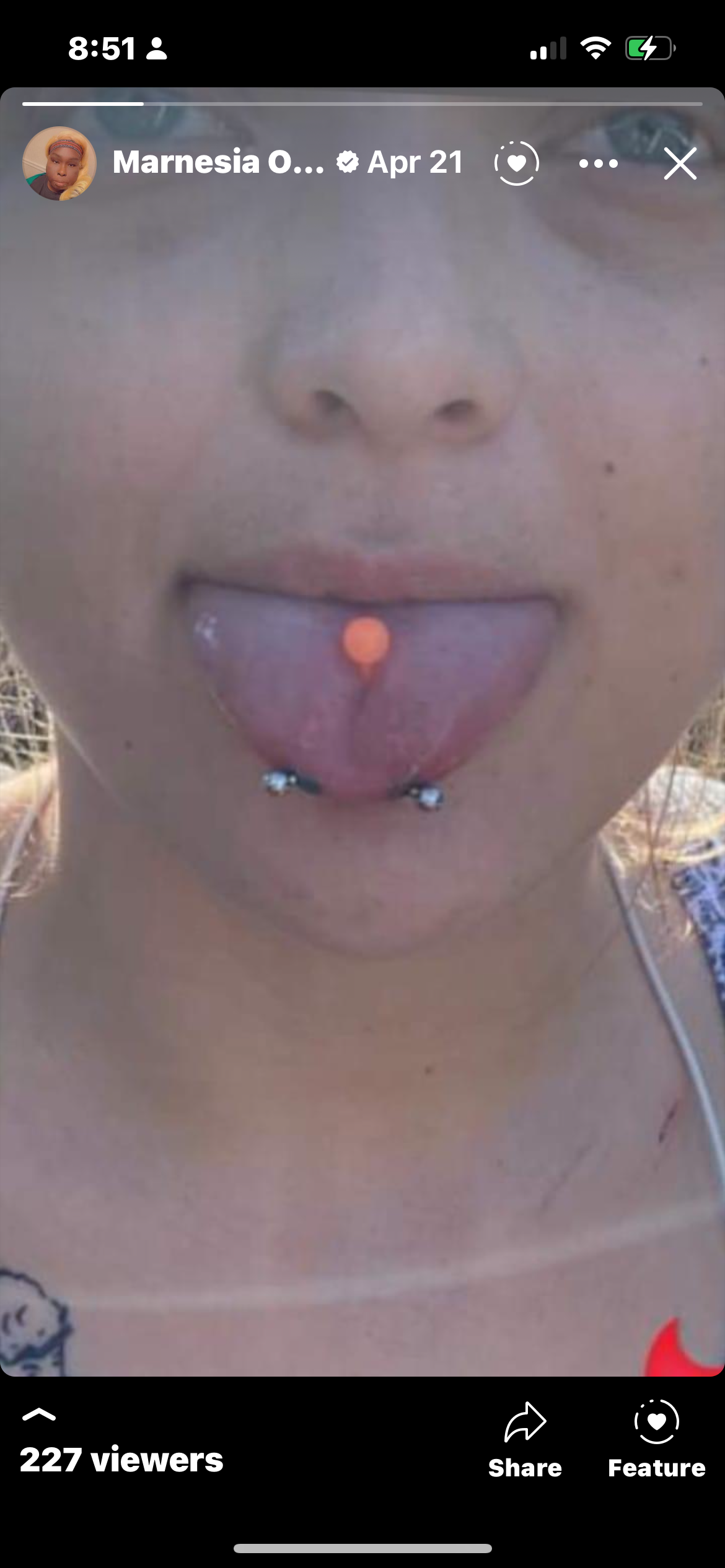 Snake π eyes π piercing
