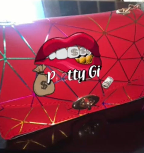 Red Hand bag PGB